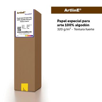  PAPEL ESPECIAL PARA ARTE TEXTURA FUERTE 100% ALGODÓN 320 g/m² - ART804