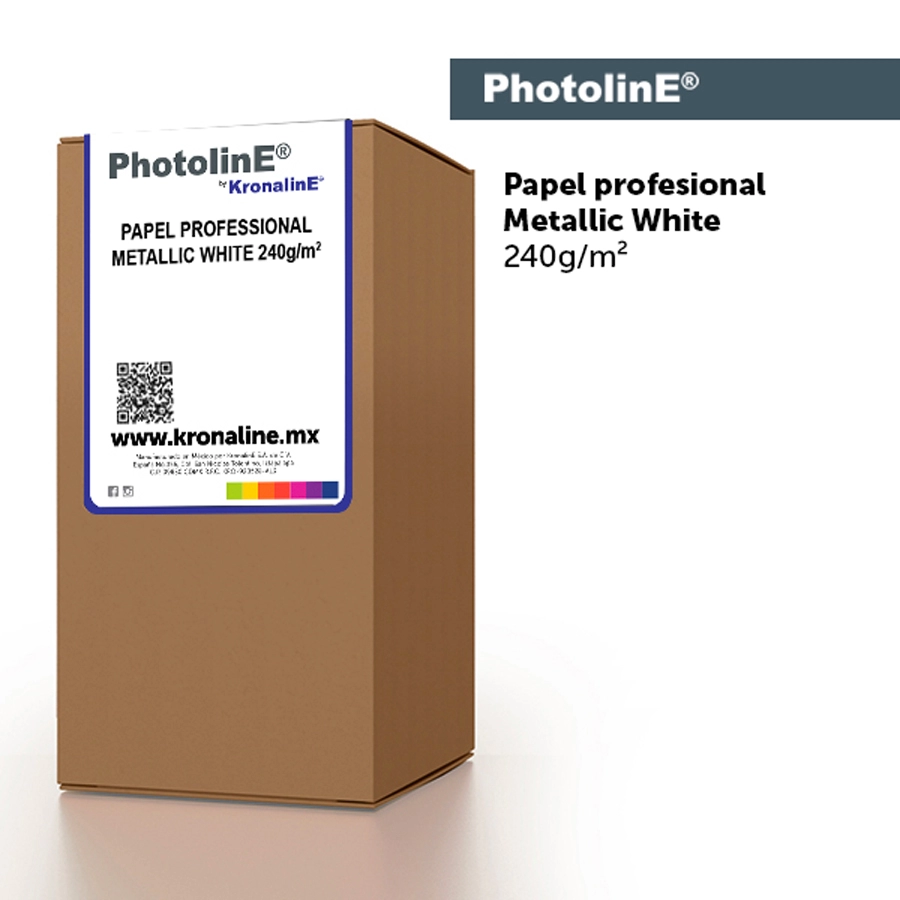  PAPEL PROFESSIONAL METALLIC WHITE 240G/M2 - PH105