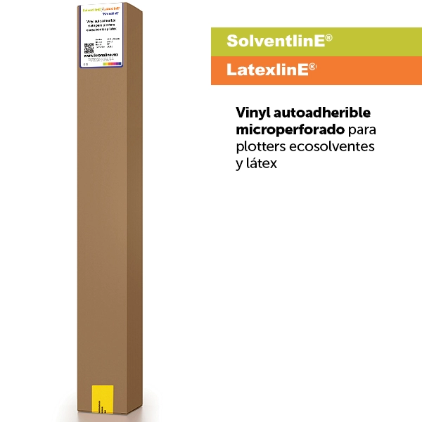  VINYL AUTOADHERIBLE MICROPERFORADO PARA PLOTTERS ECOSOLVENTES Y LATEX - MIC03