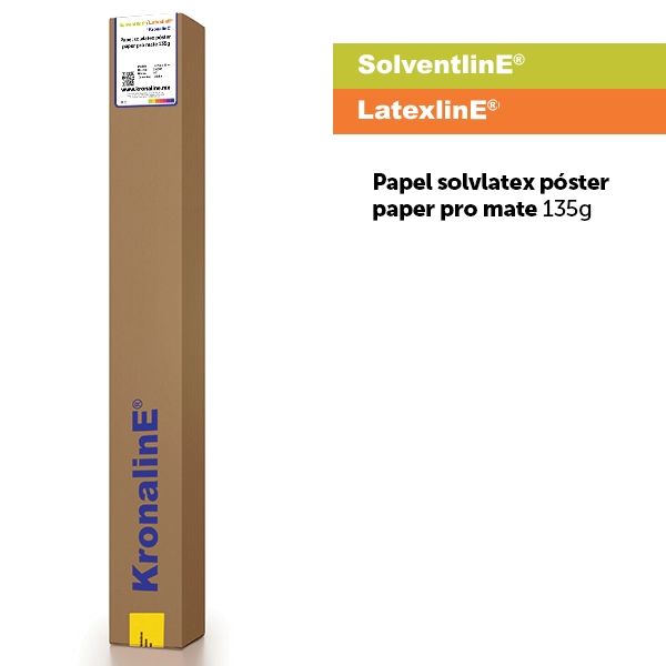  PAPEL SOLVLATEX PÓSTER PAPER PRO MATE 135g PARA PLOTTERS ECOSOLVENTES Y LATEX - SVL100