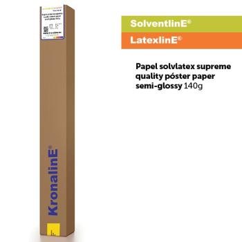  PAPEL SOLVLATEX PREMIUM POSTER PAPER SEMI GLOSSY 140 g PARA PLOTTERS ECOSOLVENTES Y LATEX - SVL135