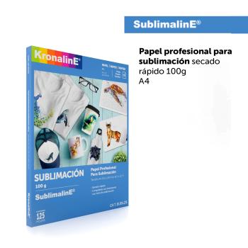  PAPEL PROFESIONAL PARA SUBLIMACIÓN SECADO RÁPIDO A4 100g - SUBL29