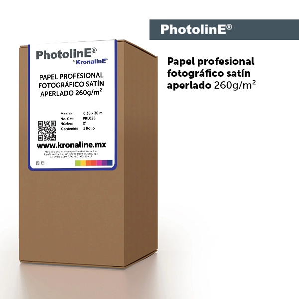  PAPEL PROFESIONAL FOTOGRÁFICO SATÍN APERLADO 260g/m² - PRL026