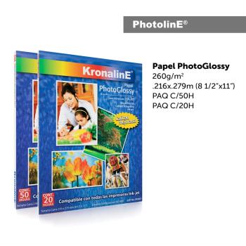  PAPEL PHOTOGLOSSY PARA INK-JET 260g/m² - PH346