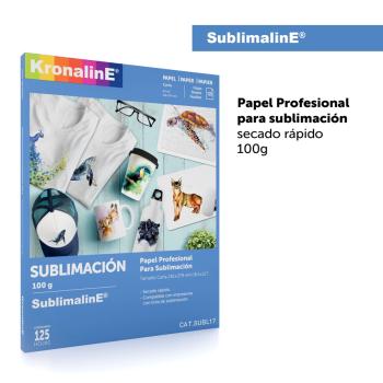  PAPEL PROFESIONAL PARA SUBLIMACIÓN SECADO RÁPIDO 100g - SUBL17