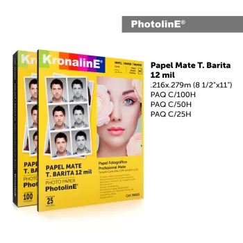  PAPEL MATE T. BARITA 12 MIL PARA INKJET - PB025