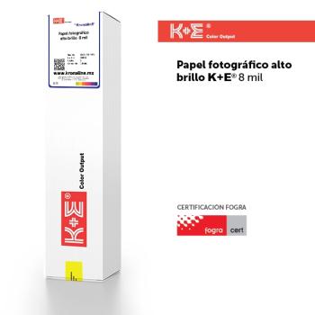  PAPEL FOTOGRÁFICO ALTO BRILLO K+E 190g/m² 8 mil - KE016