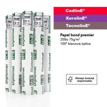  PAPEL BOND DIPLOMAT 75g/m² 96° BLANCURA ÓPTICA - KE501